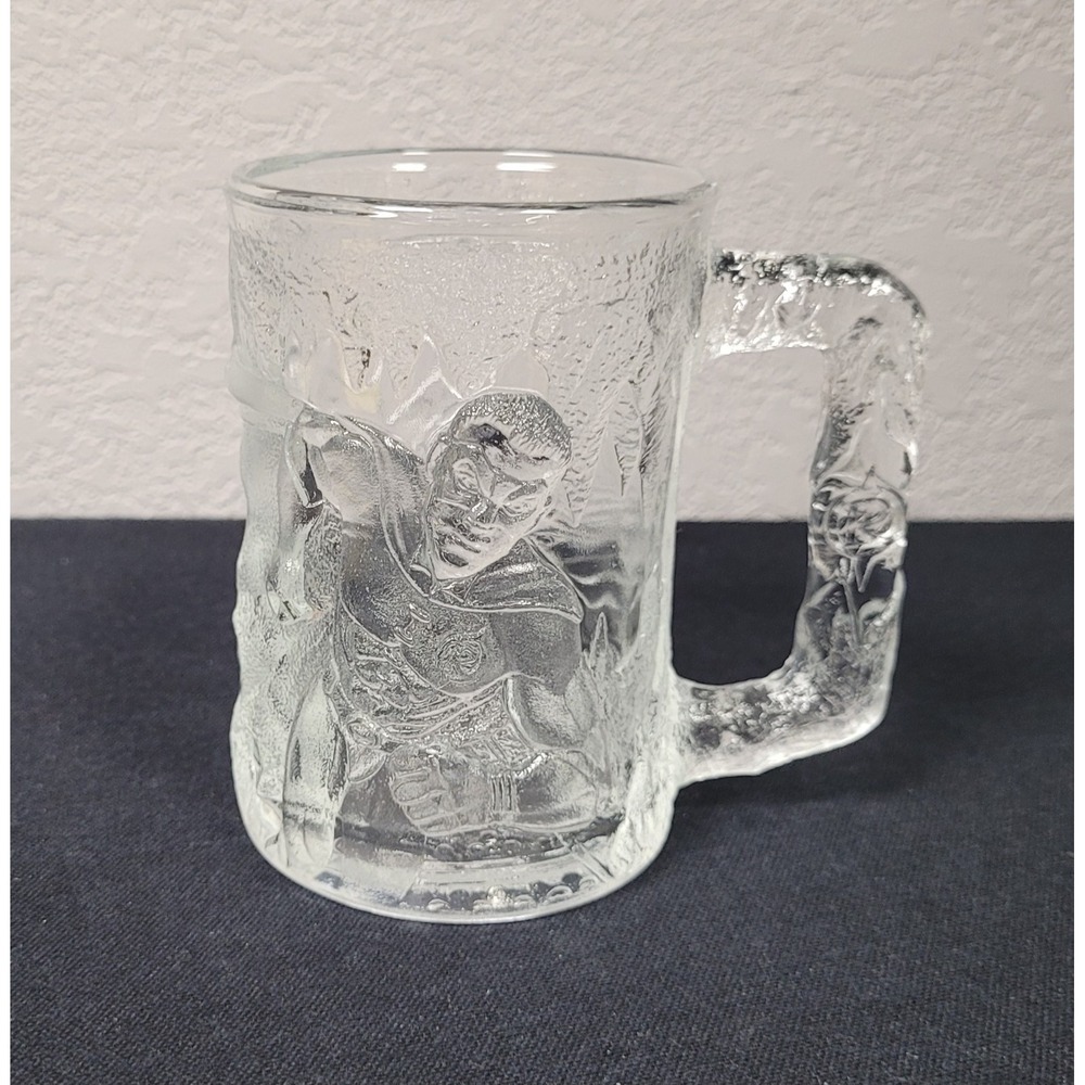 Vintage 1995 McDonald's Batman Forever Robin Collectible Promotional Glass Mug